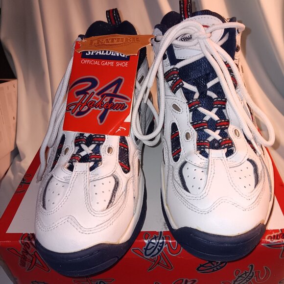Hakeem Olajuwon Spalding Official Shoe Vintage 9 Men’s New W Box #1286 main image 9